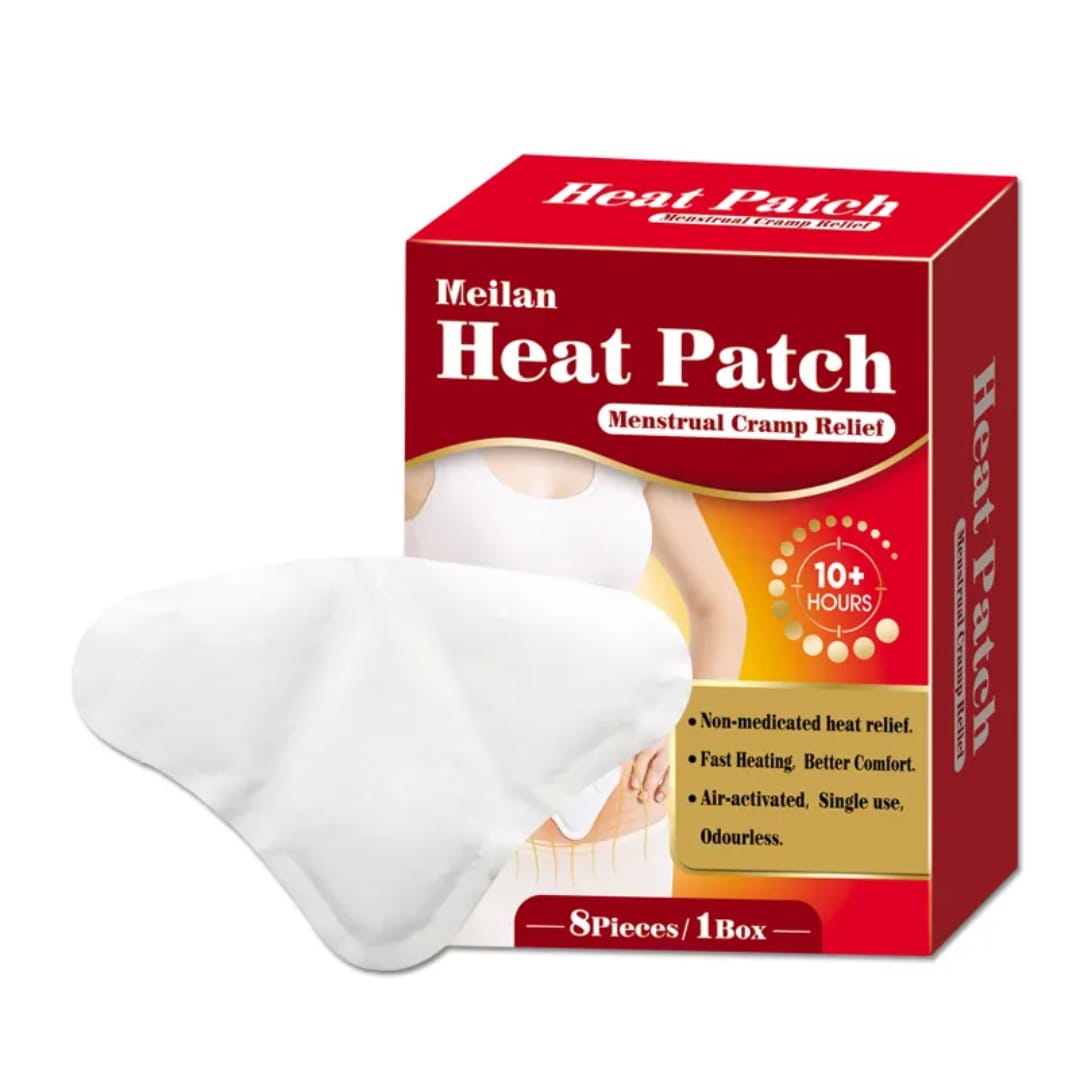 Menstrual Cramp Relief Heat Patch | Period Pain Relief Heating Pad for Women | Fast Acting Disposable Body Warmer